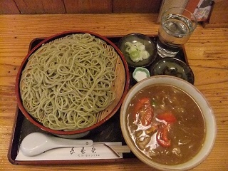 長寿庵＠古河の七福神カレーせいろ