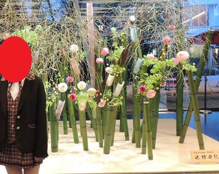 目黒雅叙園百段階段いけばな