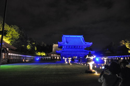 瑞龍寺　ライトアップ