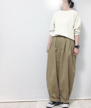 2日 着画 Uniqloワッフルt サーカスパンツ オールスター ９ 1 000円ポッキリ価格 My Style 楽天ブログ