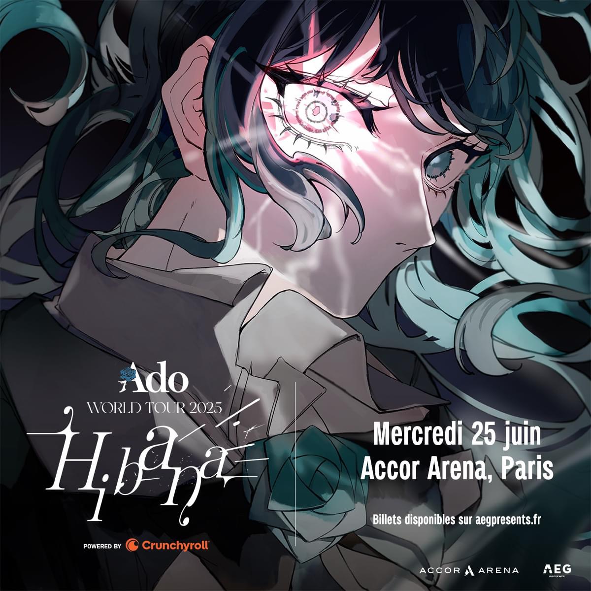 Ado、パリのコンサートチケット販売開始 | フランスで、ゆるりと暮らす