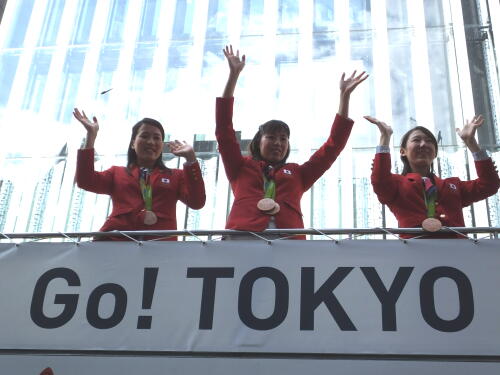 日本代表選手団合同パレード