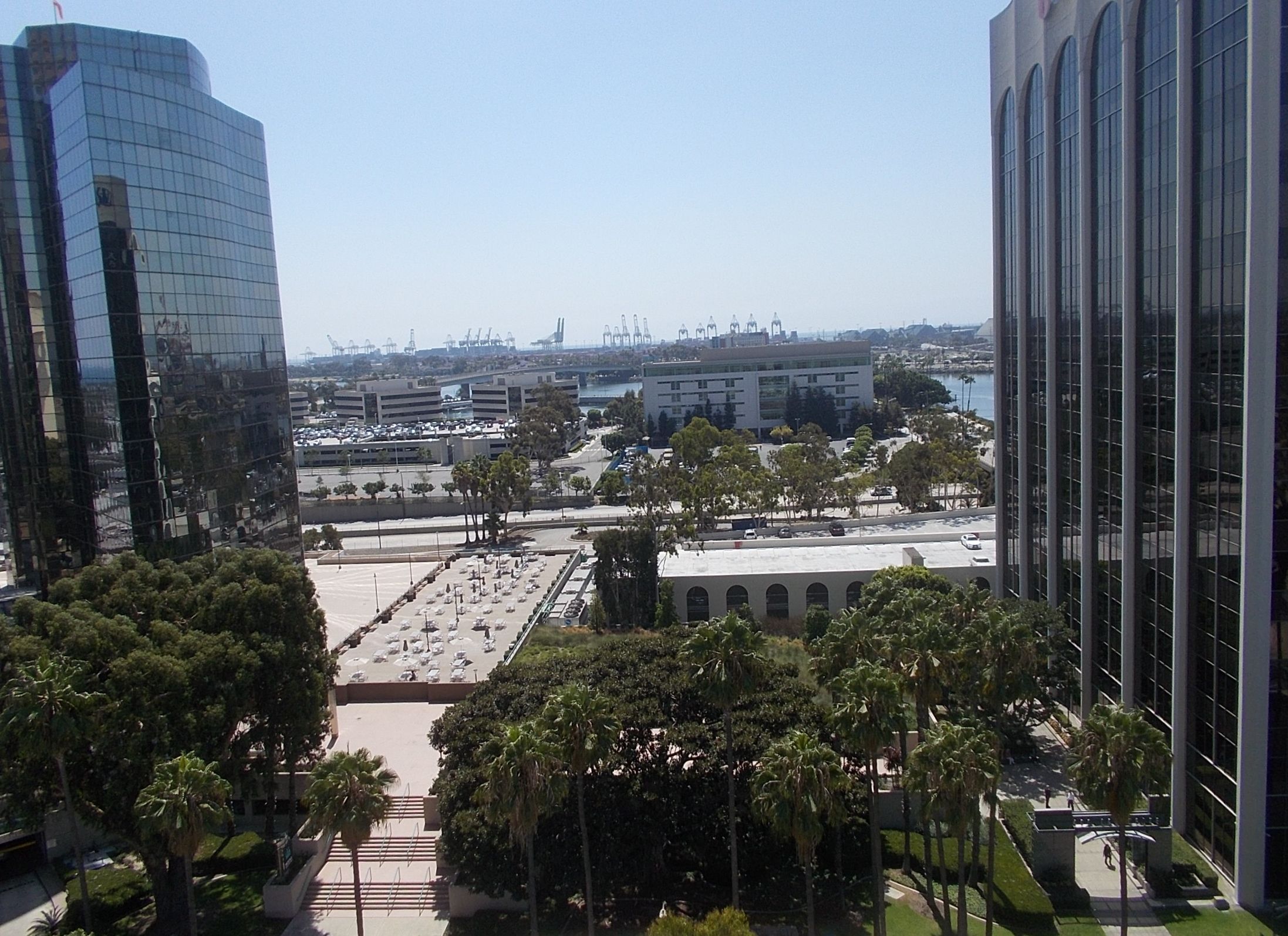 ヒルトン ロングビーチホテル 1119号室からの景色 ラスベガス ロサンゼルスの旅 楽天ブログ