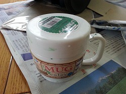 マグカップペンキ
