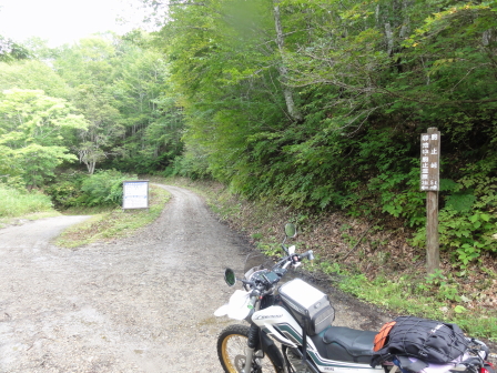 大窪林道分岐