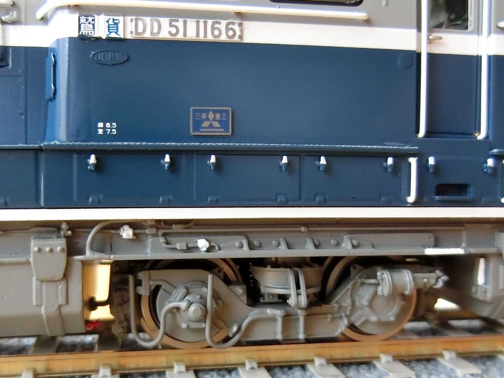 日本割引DD51　小樽築港機関区　ムサシノモデル　1000番台後期車　A寒地タイプ 機関車