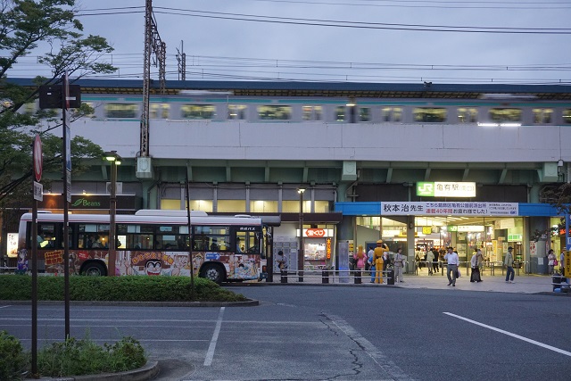 続、｢こち亀｣連載40年 金町駅ジャック最終日6