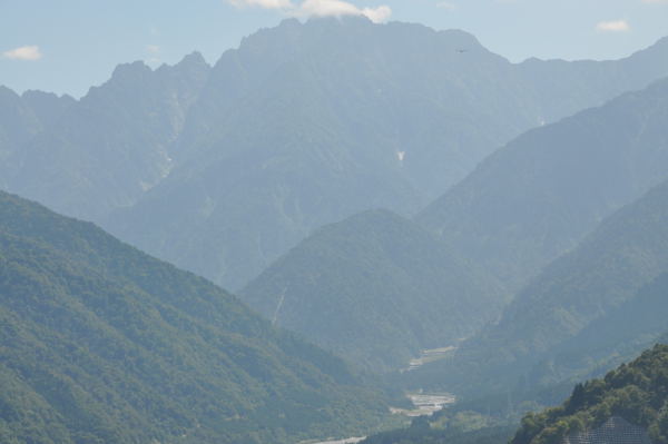 千石から観た　剱岳