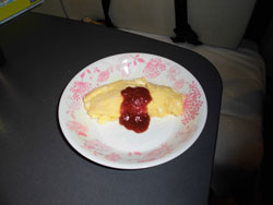 チーズ入りオムレツ