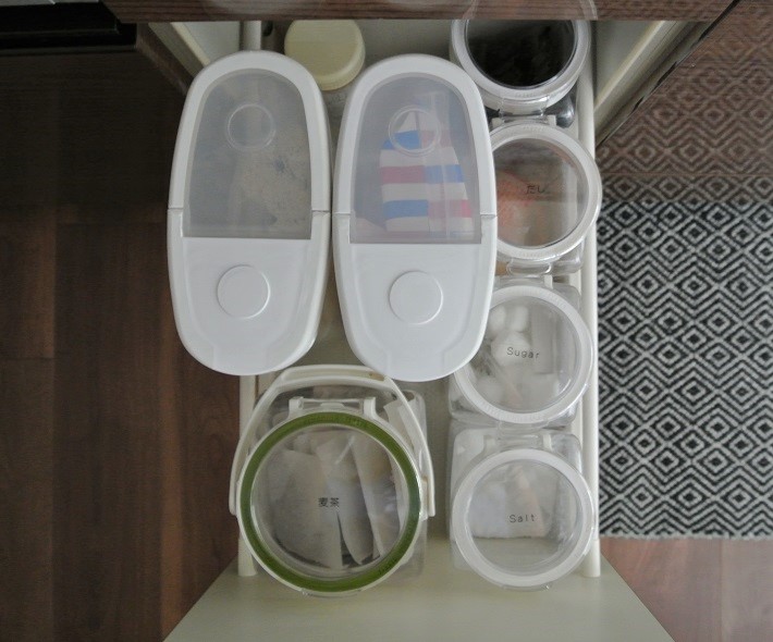 Ikeaの容器がジャストフィット わが家の乾麺収納法 ぼくと私のおうち 楽天ブログ