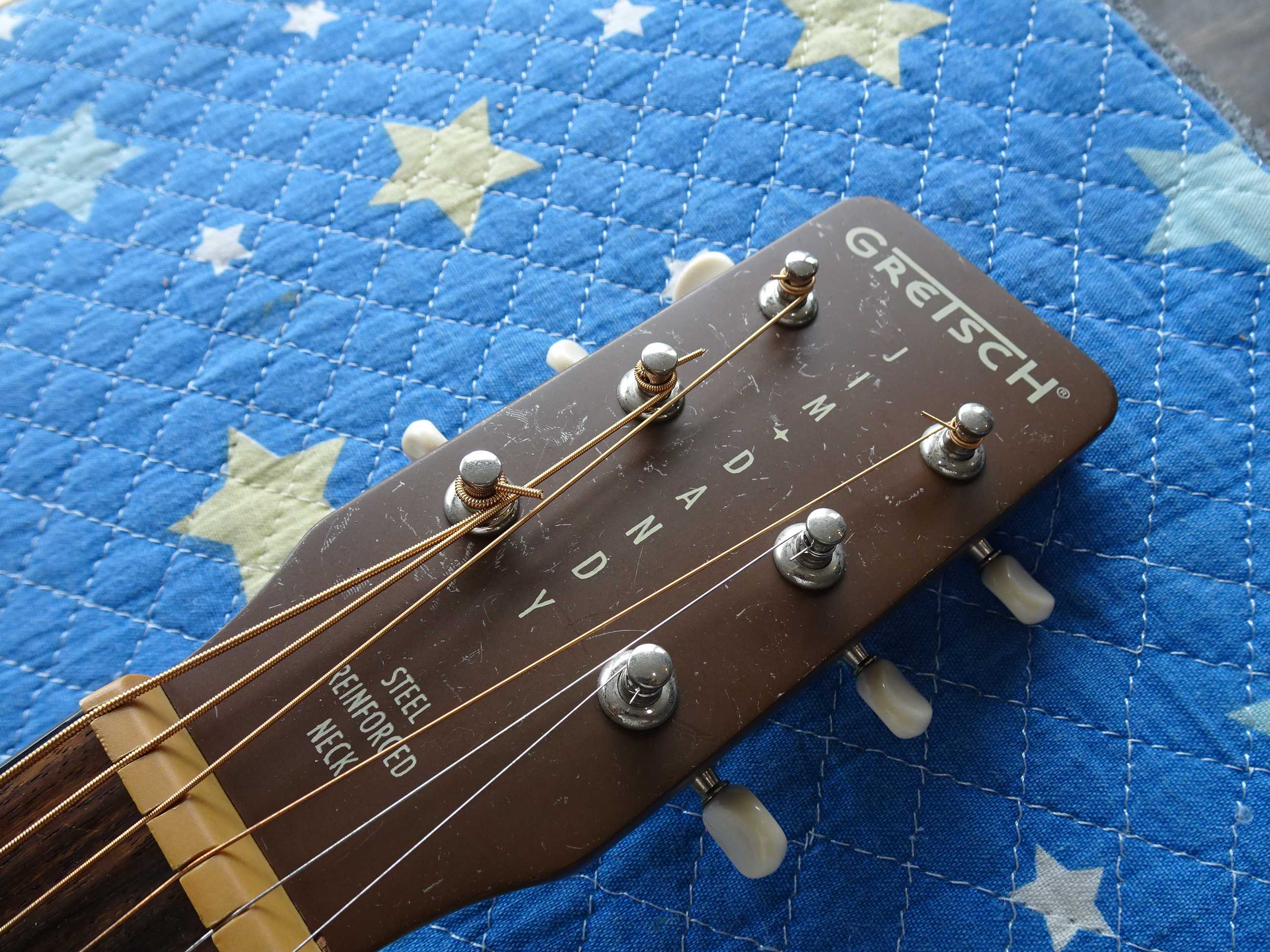 🌸GRETSCH G9520-BRB セッティング | 青春のギターリペア K2