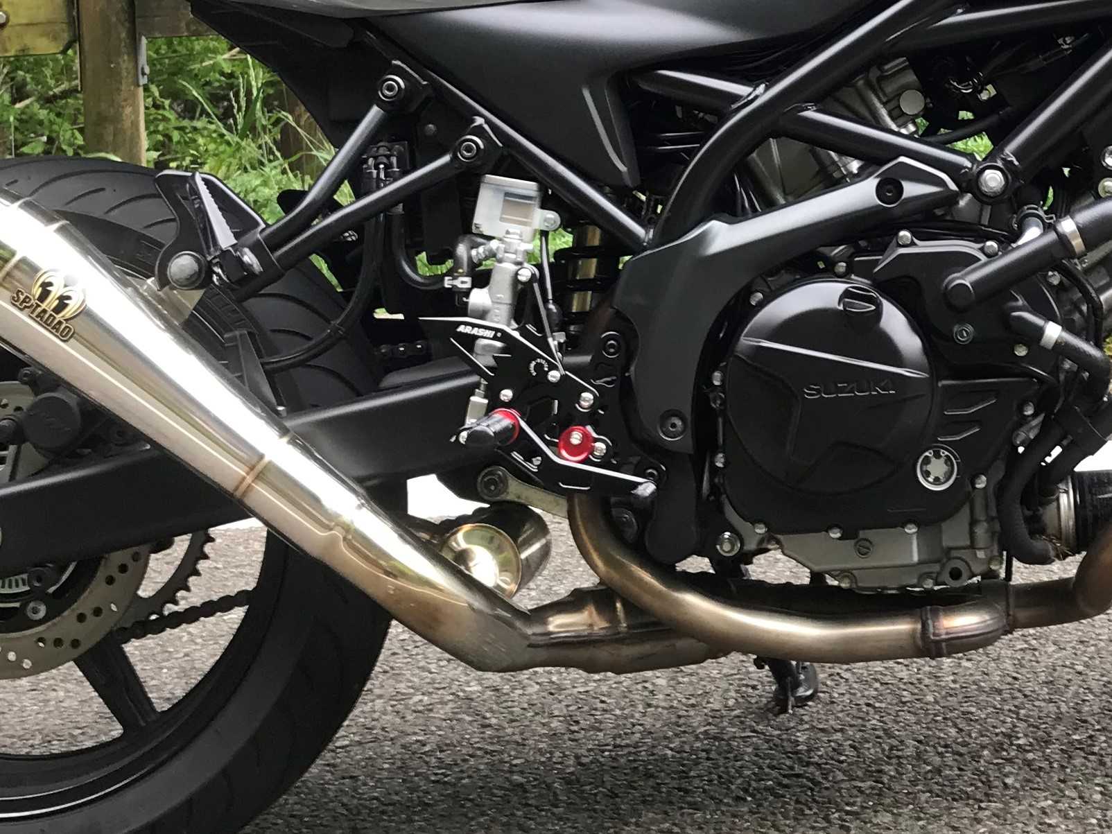 SV650X バックステップ装着 | 行動 投資 子供 趣味 なんでも やって