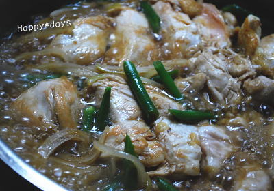 鶏肉の炒め煮