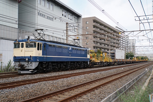 EF81 81牽引 カシオペア紀行 盛岡行き & EF65 1103牽引 羽沢チキ工臨7