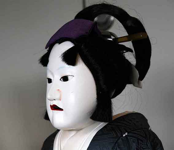人形浄瑠璃の頭-01♪