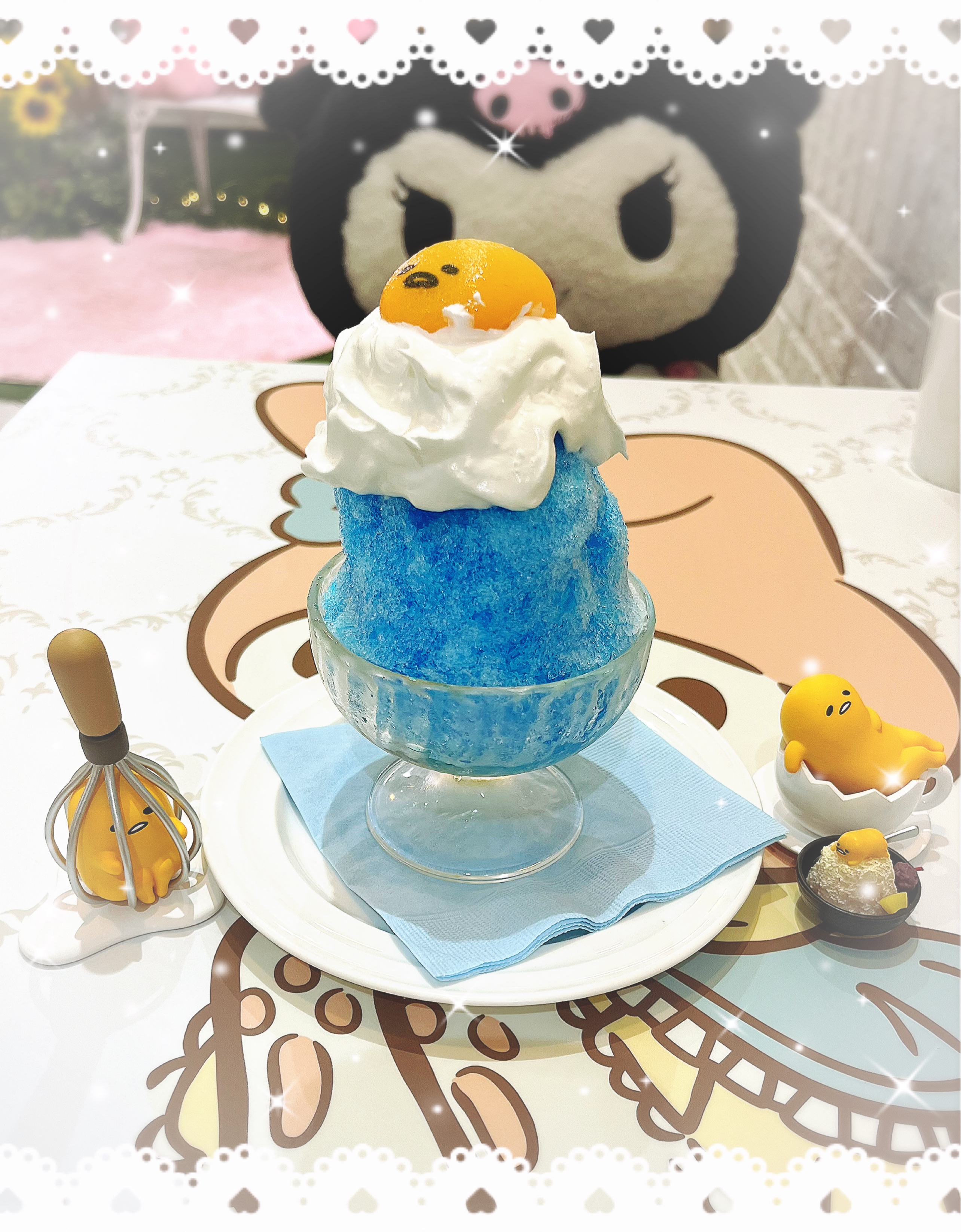 ぐでたまの涼を求めてかき氷＠サンリオキャラクターズガーデンカフェ 