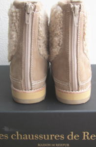 MAISON DE REEFUR 牛革×ベビーラムブーツ ベージュ 22.5cm 42000円→50%OFF 21000円 送料込ZOZOTOWN5.JPG