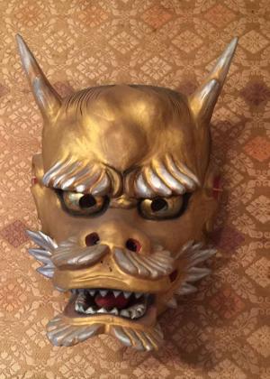 羽生光善 能面 銀座シルクランド画廊 特別出品作品（堀本惠美子