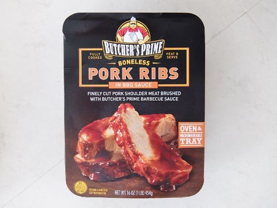 コストコ　Bonless Pork Ribs　1,080円也　BUTCHER'S PRIME 骨なしポーク リブ