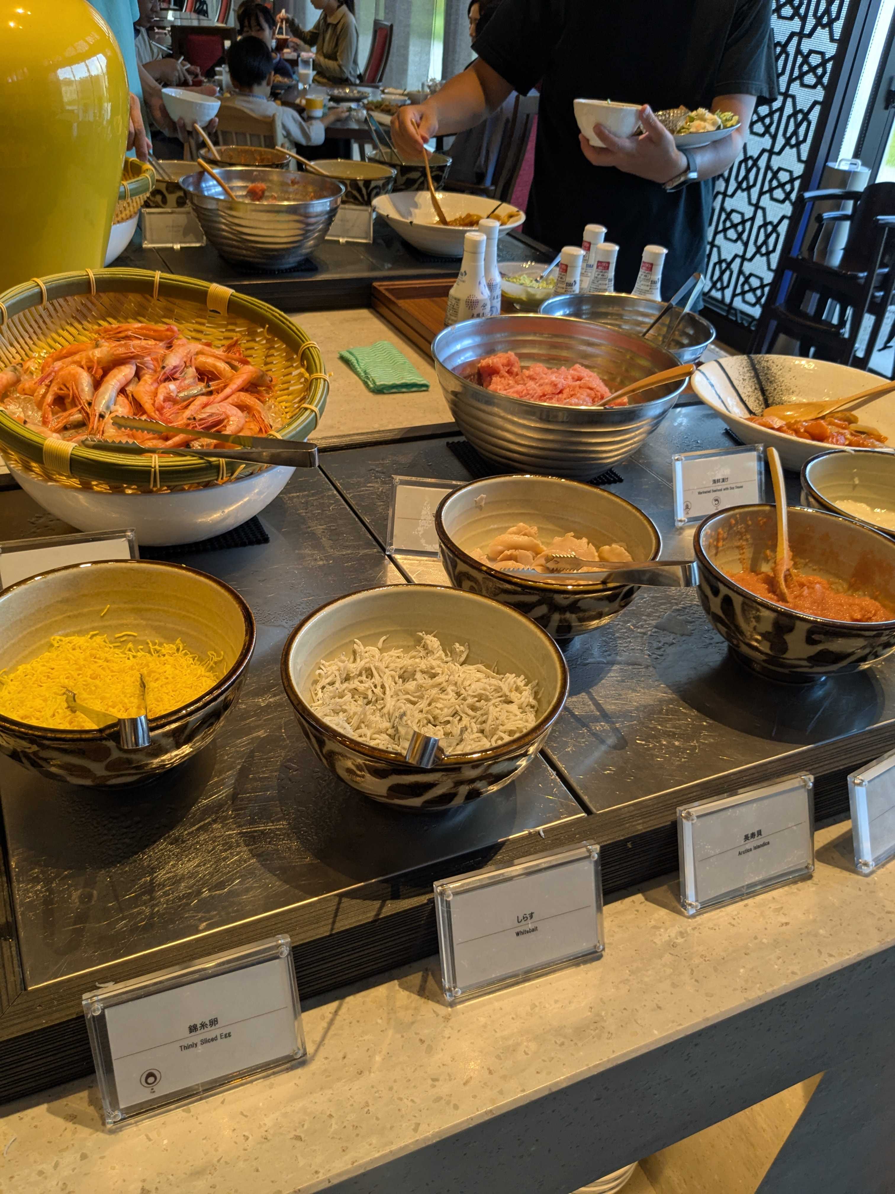 フサキビーチリゾート 子連れ朝食ビュッフェ　琉球新天地　メニュー　海鮮丼
