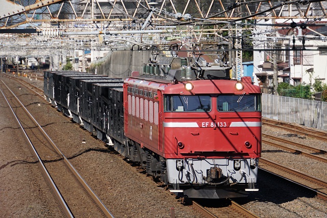 千代田線6000系 代走 & EF81 133牽引 水戸ホキ工臨3