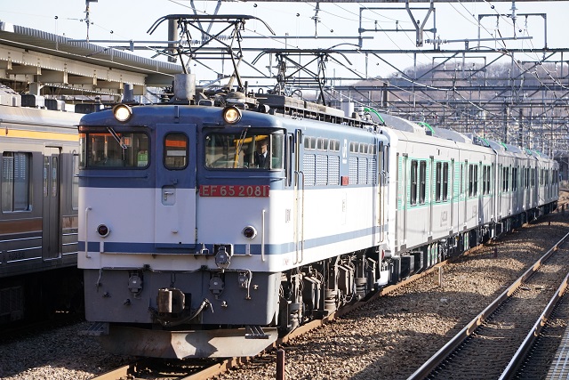DE10 1576 & EF65 2081牽引 烏山線用 EV-E301系(V2編成～V4編成)甲種6