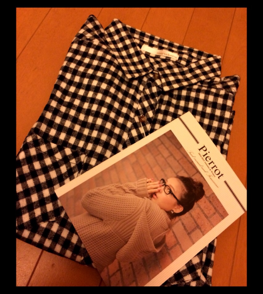 チェックシャツ