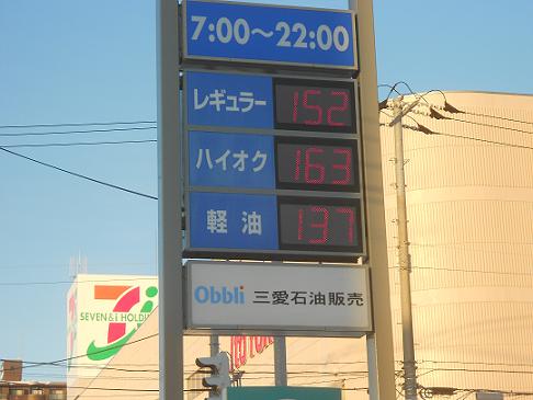 ガソリン高騰