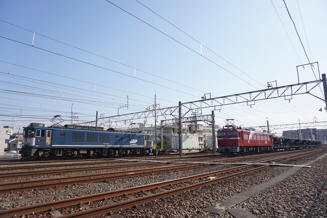 EF81 98☆彡牽引 水戸ホキ工臨 & EF64 1049JRF広島色牽引 鹿島貨物5