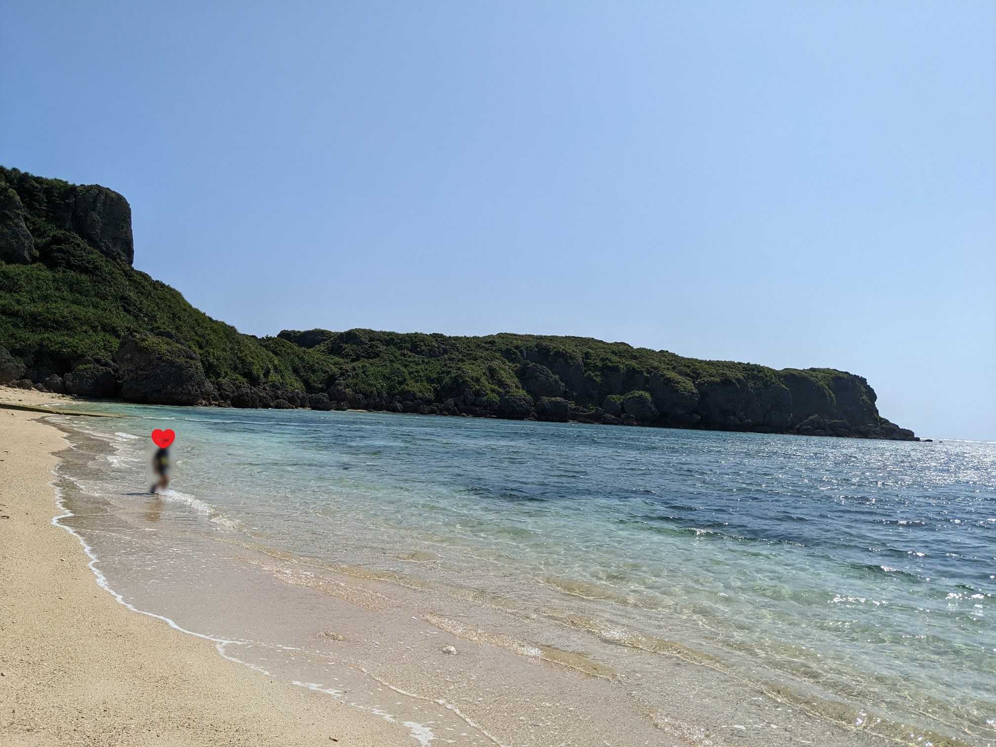 うるま市の綺麗なビーチ ウクの浜