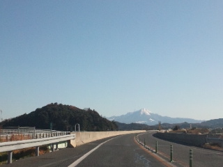 山陰道より見た大山