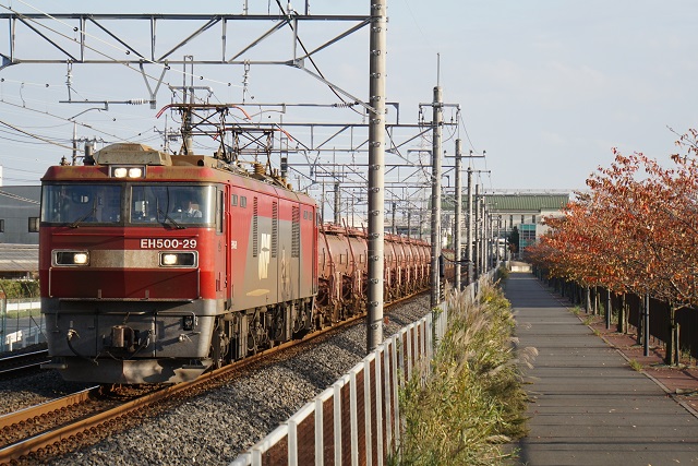 EF65 1102牽引 高崎チキ工臨 & EF65 1103牽引 新津ロングチキ工臨 空返却4