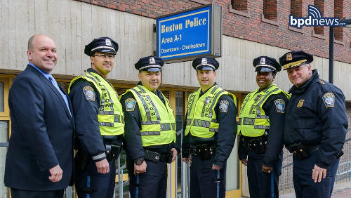 New Traffic Safety Vests Provided Courtesy of the Boston Police Foundation