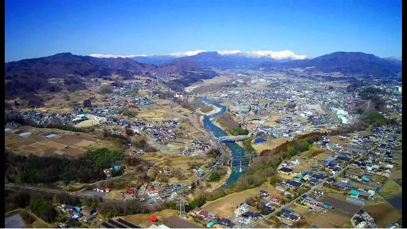 沼田市上空からは、すべての方角が絶景だった！ 3月27日 | 山と花と