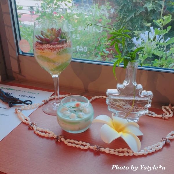 夏のカフェパパさんも素敵です 刺繍の会に行ってきました Happy Days 楽天ブログ