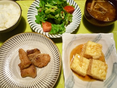 2012.02.05揚け?出し豆腐＆まく?ろ竜田焼き＆サラタ?4.jpg