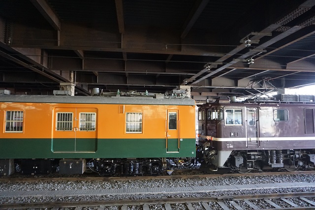 EF64 1001牽引 クモヤ143-51 大宮セ 出場！配給3