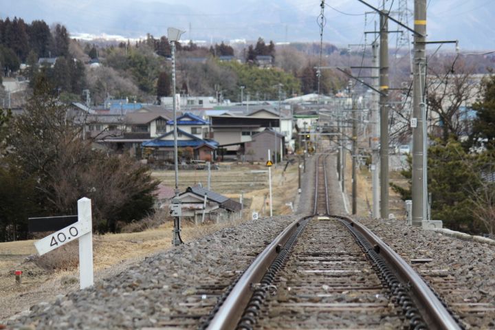 線路脇の建植物 勾配標 散歩に行こうか By ファダイパパ 楽天ブログ