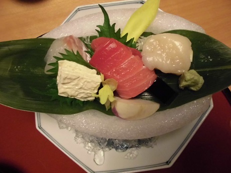 金谷ホテル夕食お造り