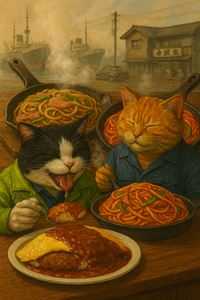 北九州・若松港の独自洋食「オムカレー」