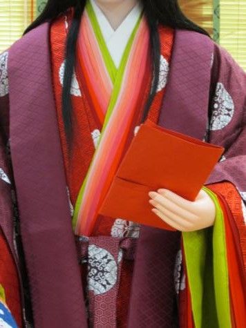 観照 風俗博物館 18年前期展示 2 十二単の変遷とかさね色目 遊心六中記 楽天ブログ