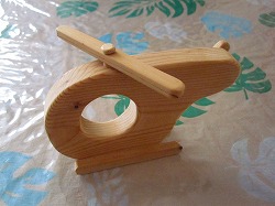 木のおもちゃ～ヘリコプター