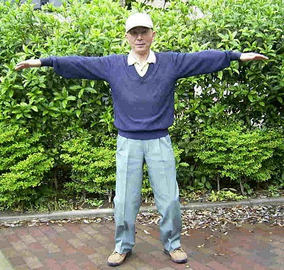 横1