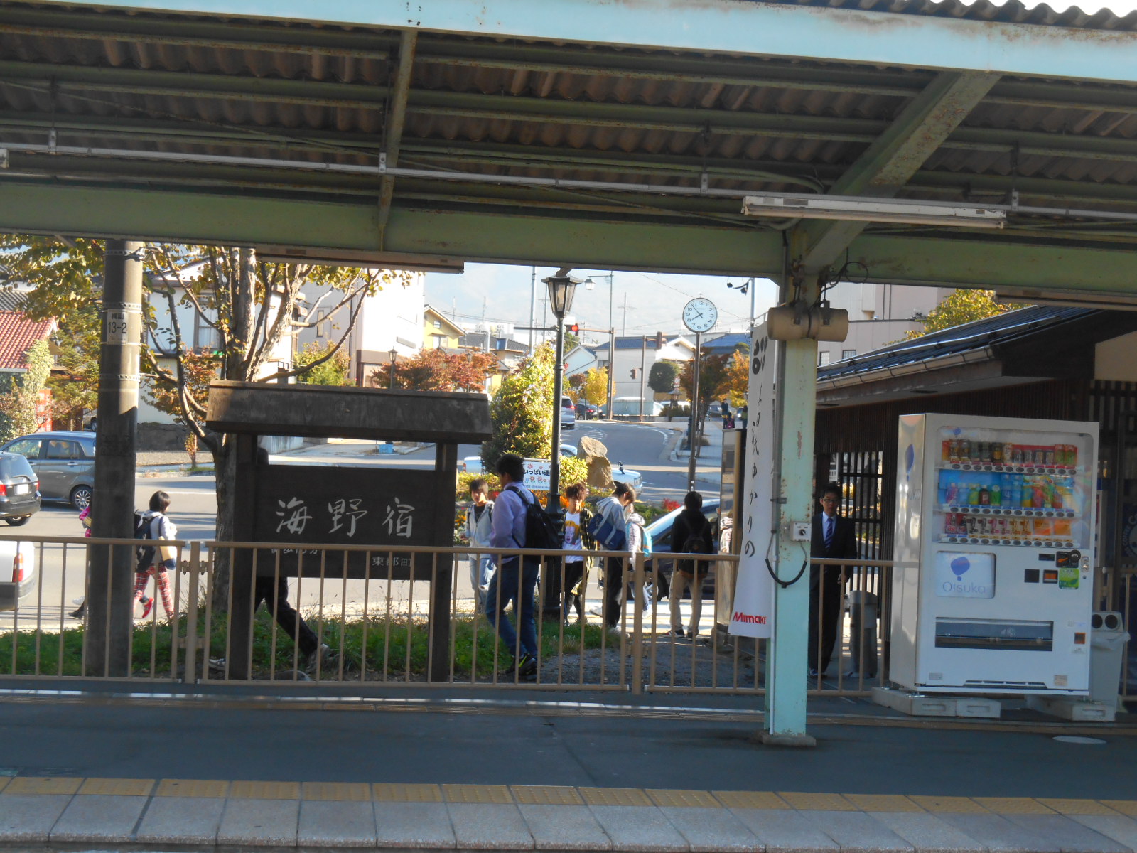 朝の田中駅