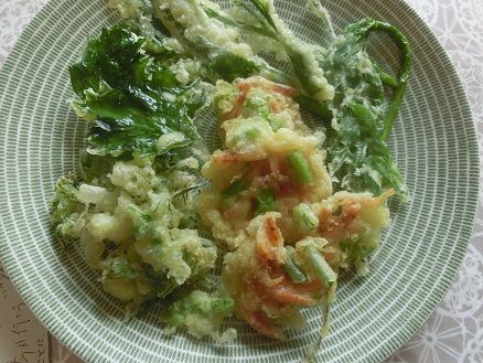 ニラの花 ヒガンバナ科だって ニラの花の天ぷらで０円ランチ 静かな時が流れる 風の庭 楽天ブログ