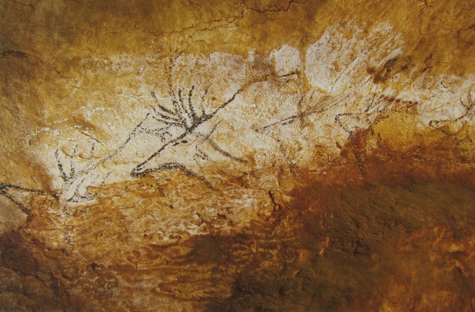 ラスコー洞窟の「泳ぐトナカイ」