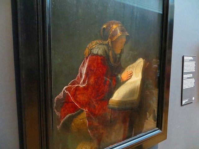 若かりし日のレンブラント 自画像 アムステルダム国立美術館 2階