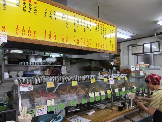 一由そば＠日暮里の店内１