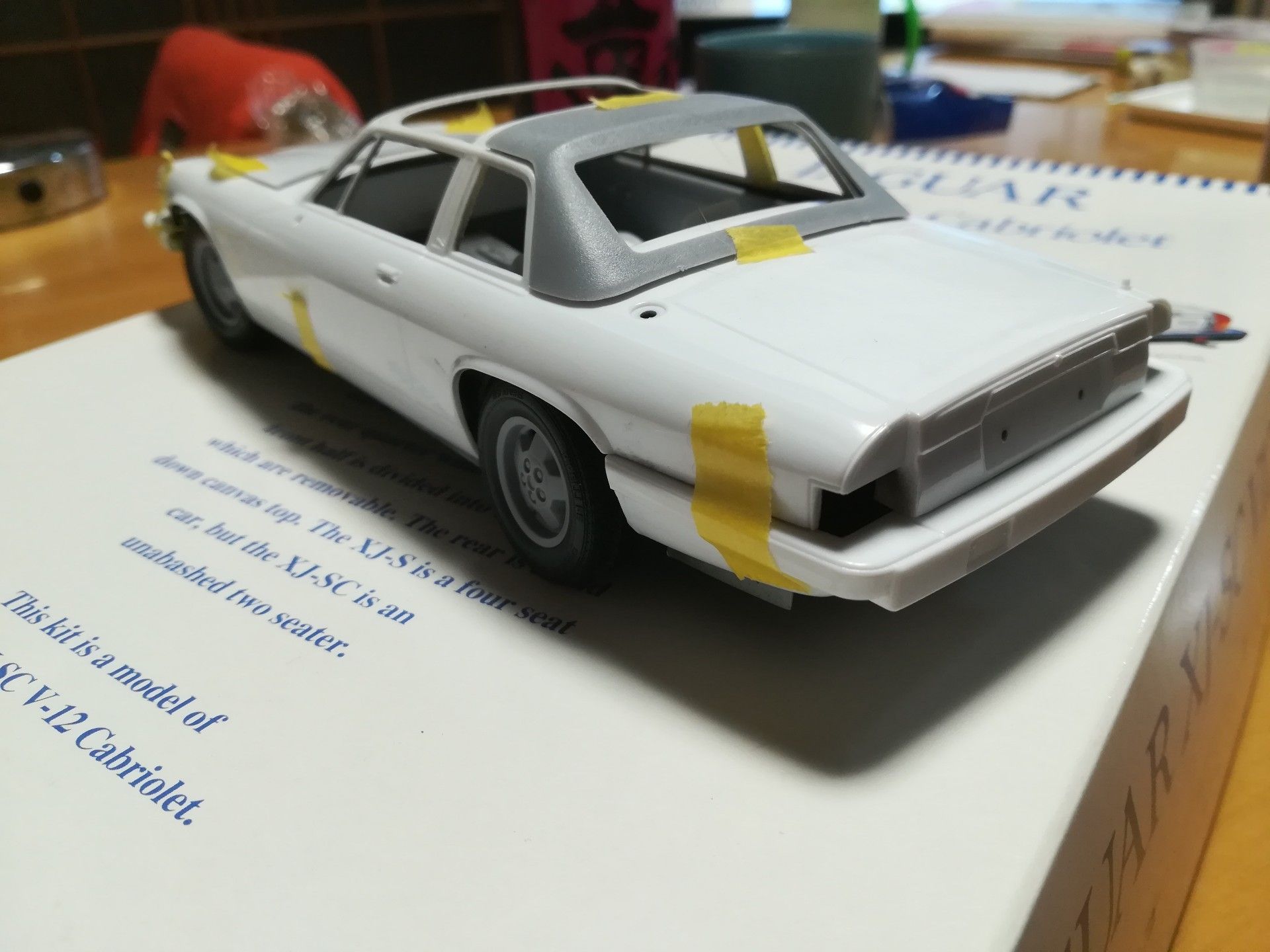 ハセガワ 1／ 24 ジャグワー XJ－SC V12 カブリオレ20352プラ…