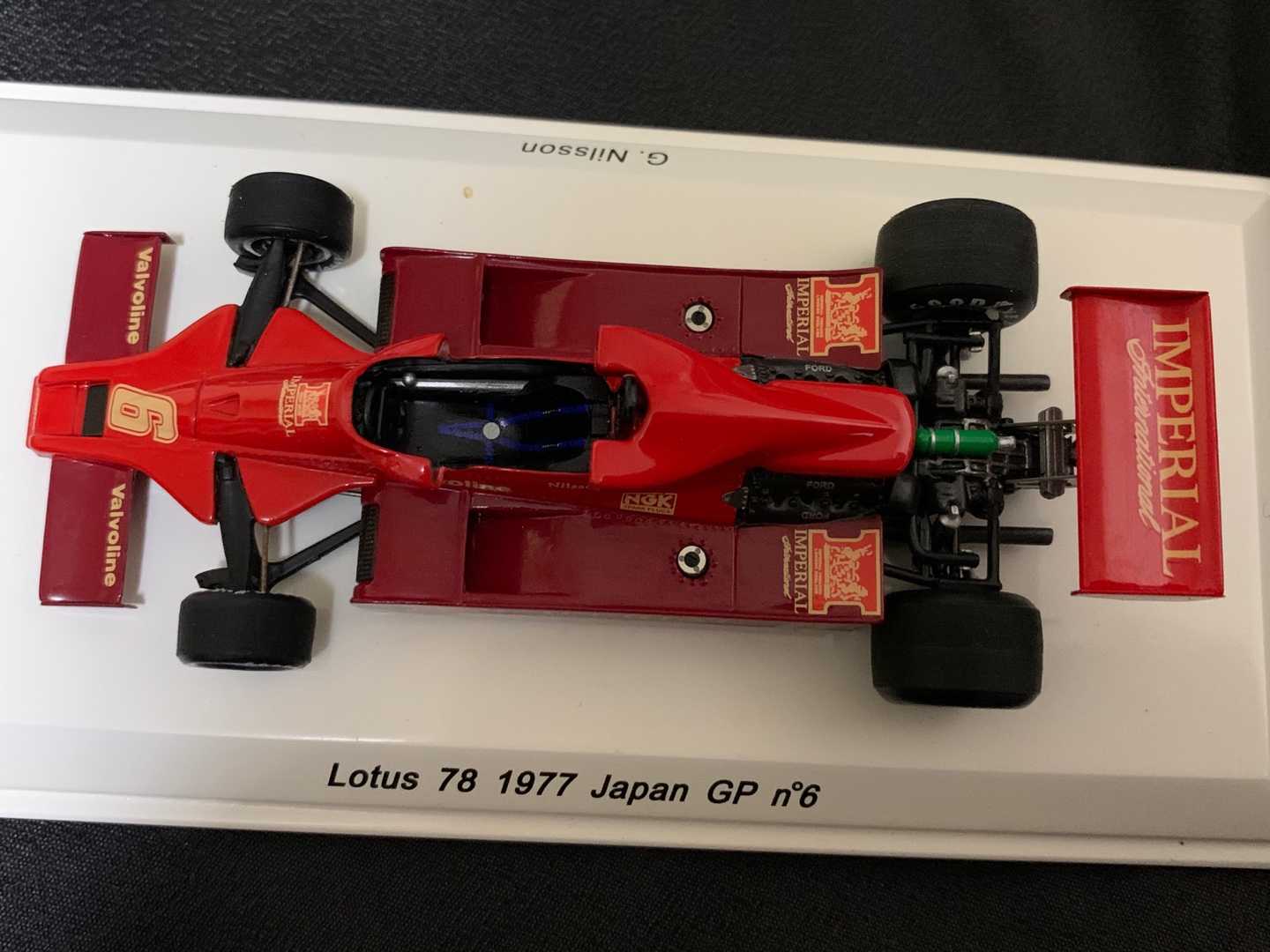 スパーク 1/43 ロータス 78 1977 日本GP G.ニルソン インペリアル仕様 